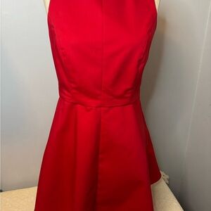Forever 21 Vibrant Red Mini Dress Medium